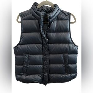 J. Crew Navy Blue Puffer Vest Sz L BNWOT